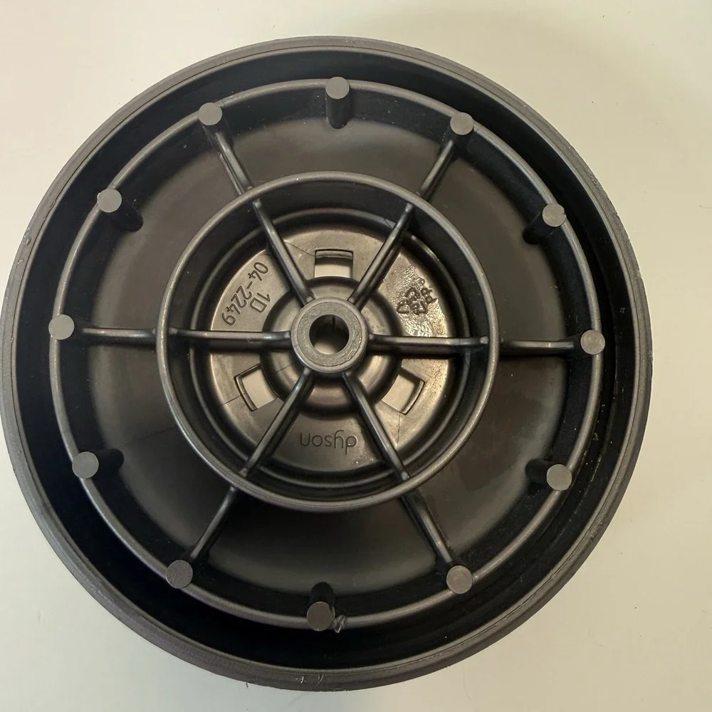 Dyson DC14 DC17 DC33‎ gray wheel replacement Part 04-2249 With Cap Pre-owned 1